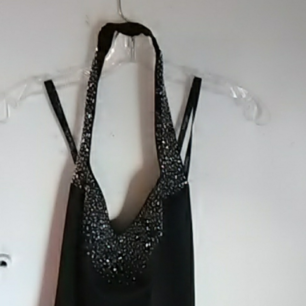 Morgan & Co Women's Trendy Plus Printed A Line Gown Black & White Size 22W
